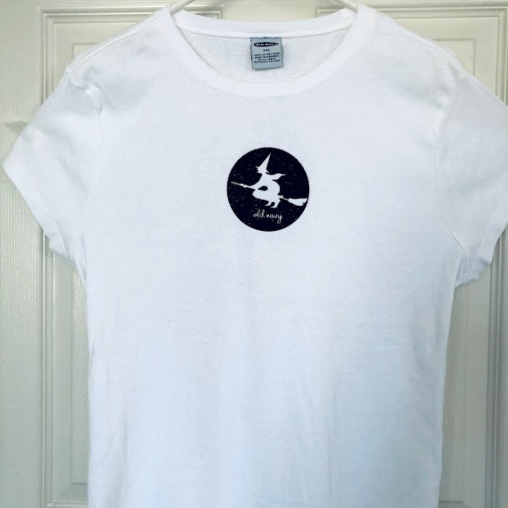 Women OLD NAVY white short sleeves t-shirt, XXL